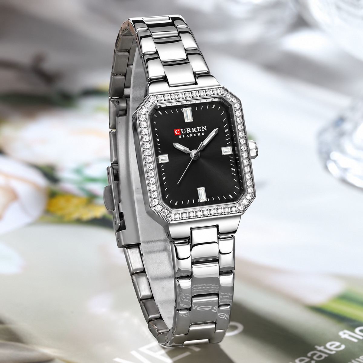 Reloj de Dama Curren 9102 + Esfero Curren+ Bolsa de Regalo!