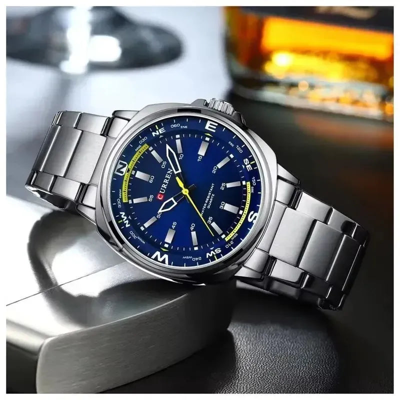 Reloj de Hombre Curren 8455+ Esfero Curren+ Bolsa de Regalo