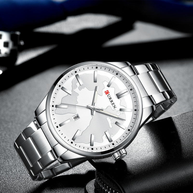 Reloj de Hombre Curren 8366 + Esfero Curren+ Bolsa de Regalo