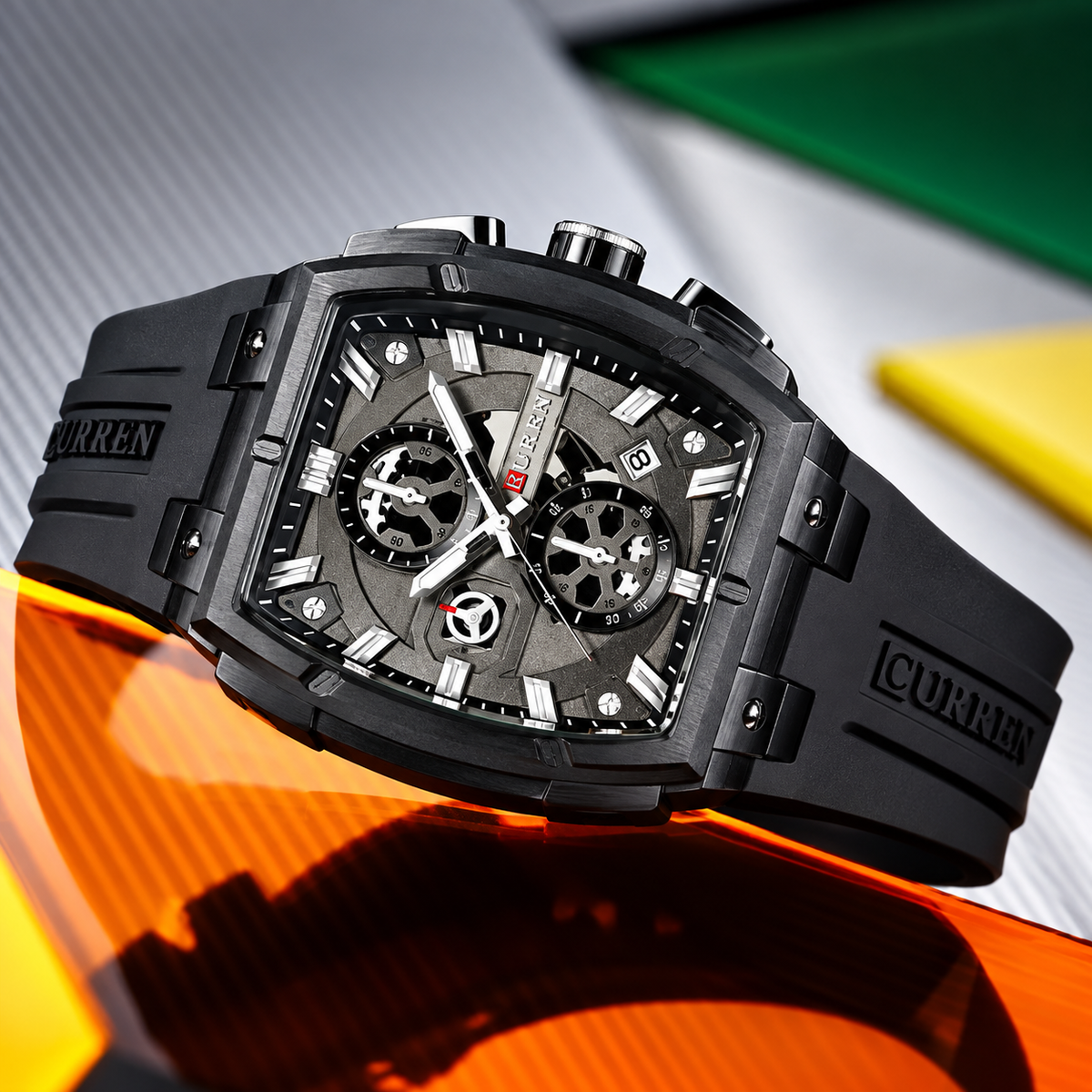 Reloj de Hombre Curren 8488 + Esfero Curren+ Bolsa de Regalo!