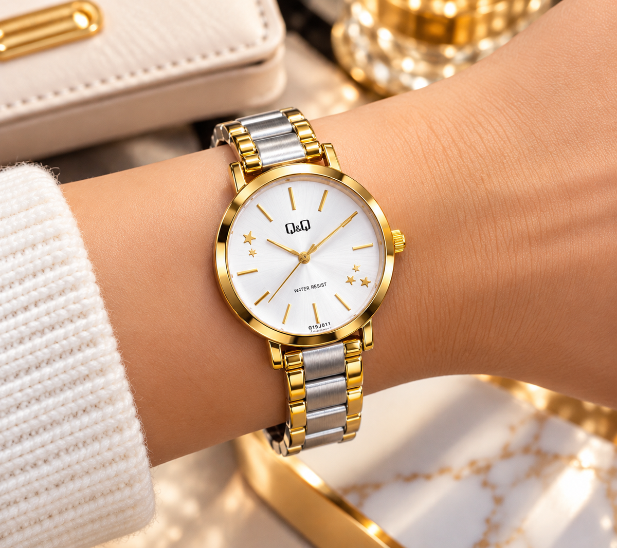 Reloj Q&Q Para Dama Estrella!