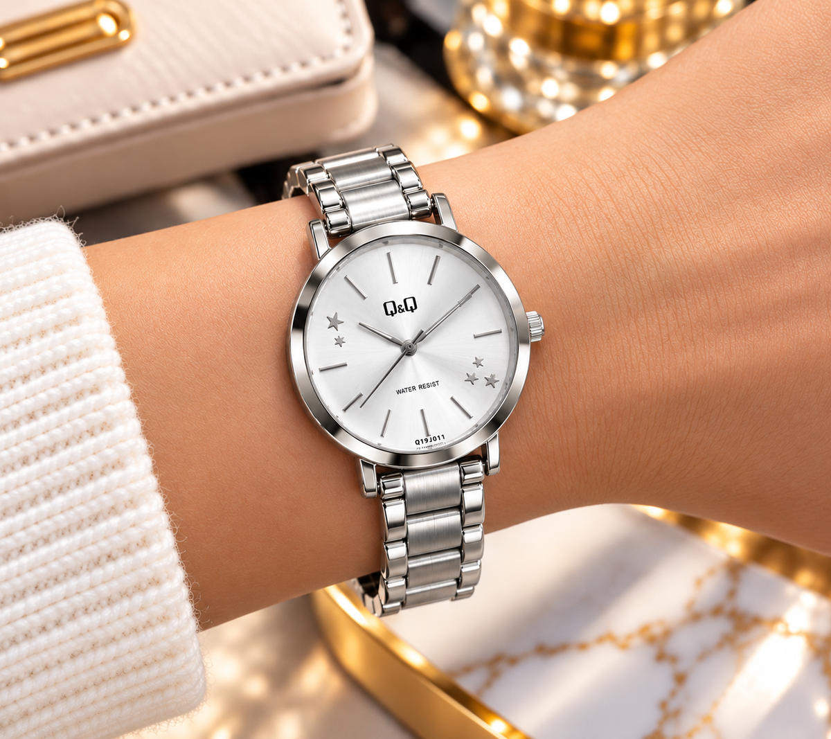 Reloj Q&Q Para Dama Estrella!