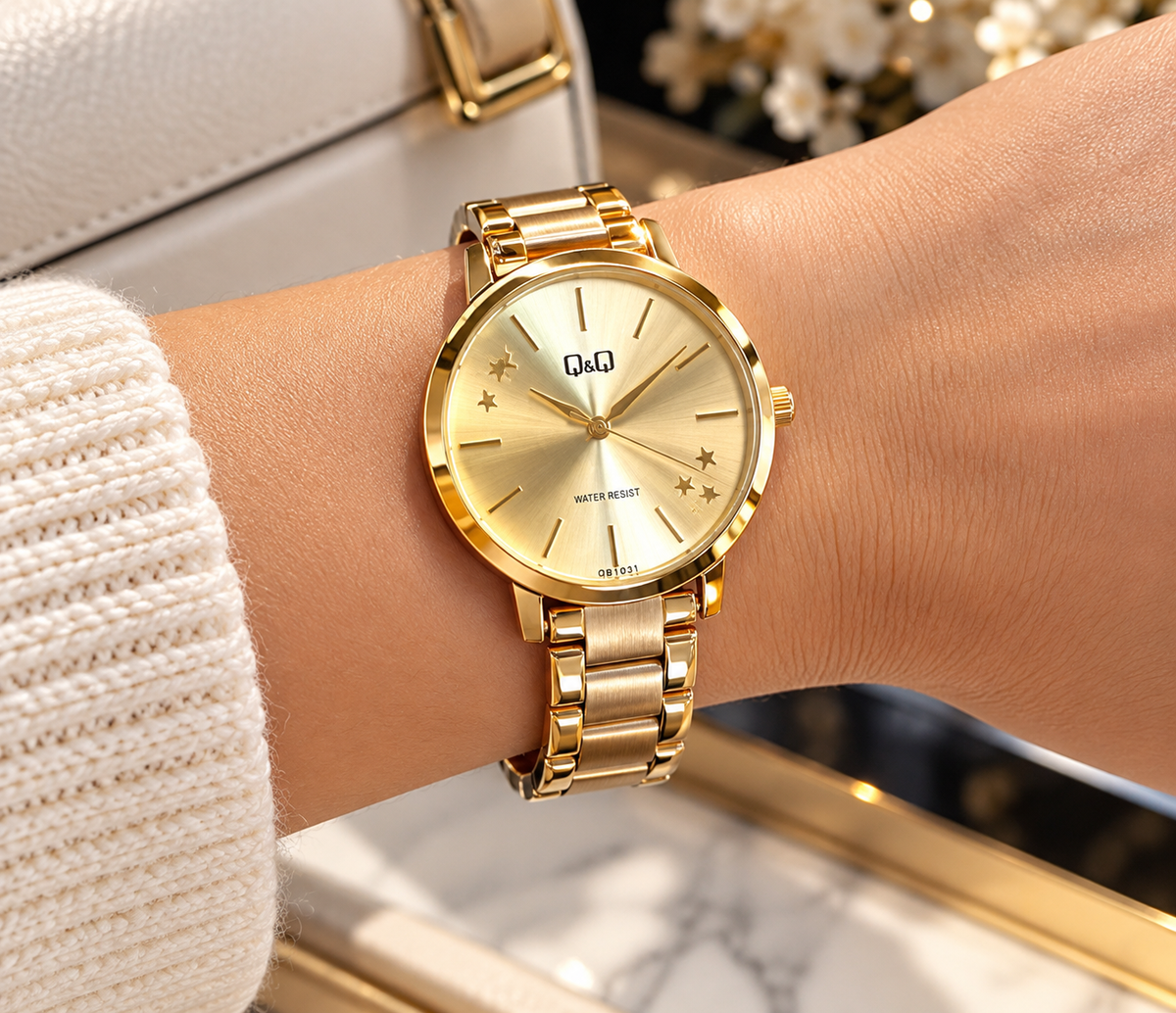 Reloj Q&Q Para Dama Estrella!