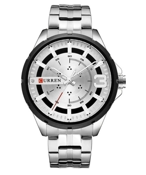 Reloj de hombre 8333 + Esfero Curren+ Bolsa de Regalo
