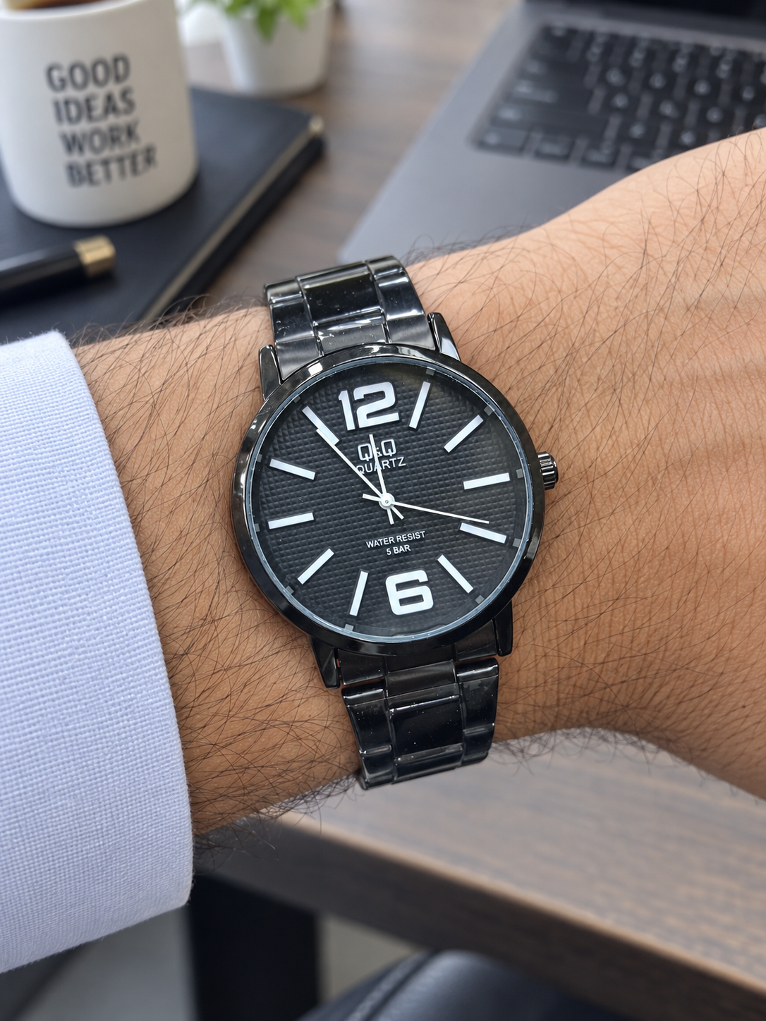 Reloj De Hombre Q&Q QA96J214Y!
