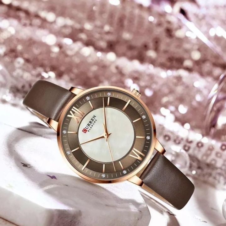 Reloj Curren  Mujer 9080+ Esfero Curren+ Bolsa de Regalo!