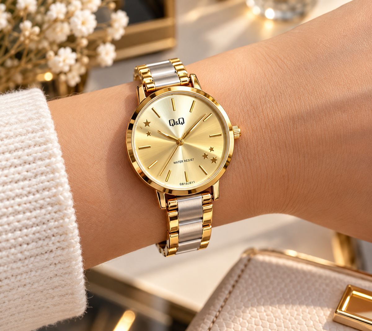 Reloj Q&Q Para Dama Estrella!