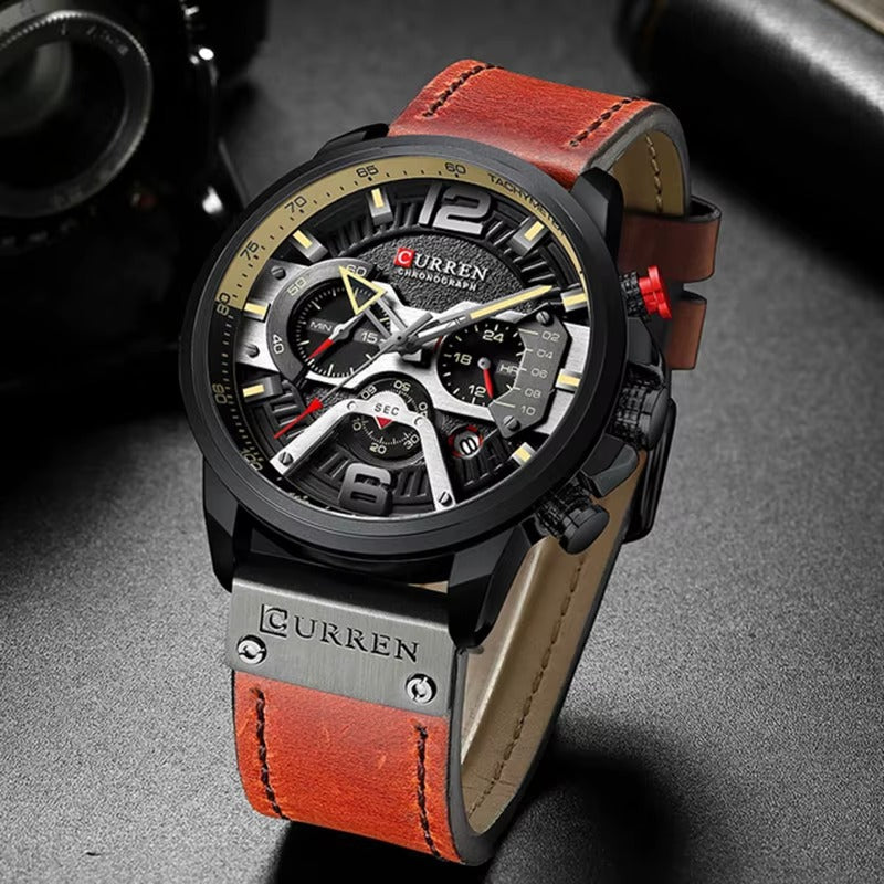 Reloj de Hombre Curren 8329+ Esfero Curren+ Bolsa de Regalo✅