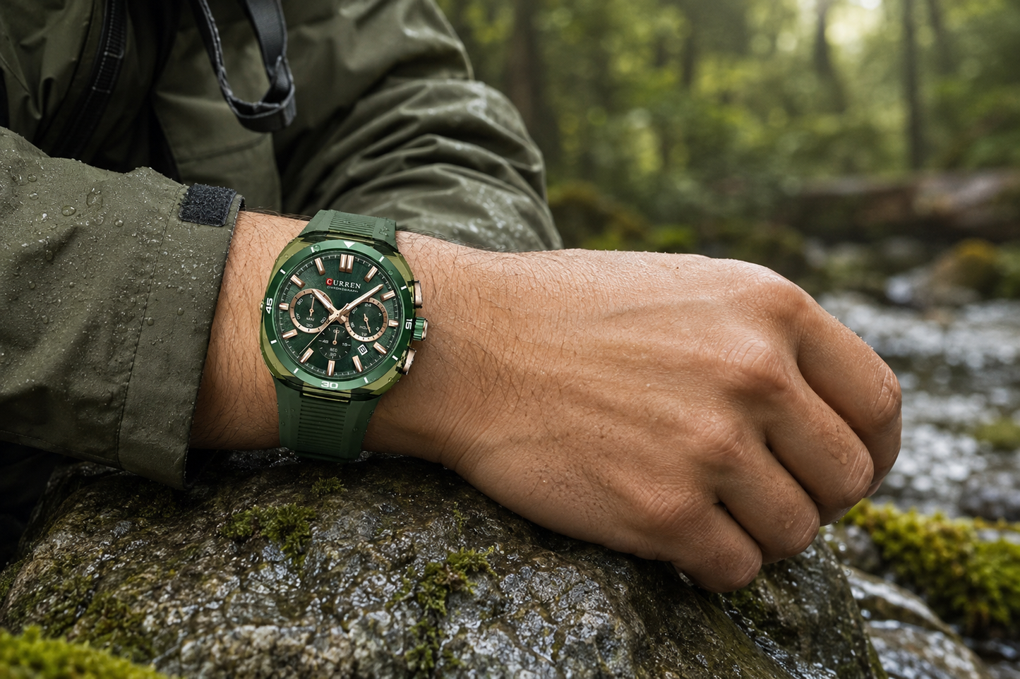 Reloj Curren Caballero 8502 + Esfero Curren+ Bolsa de Regalo🧊✅