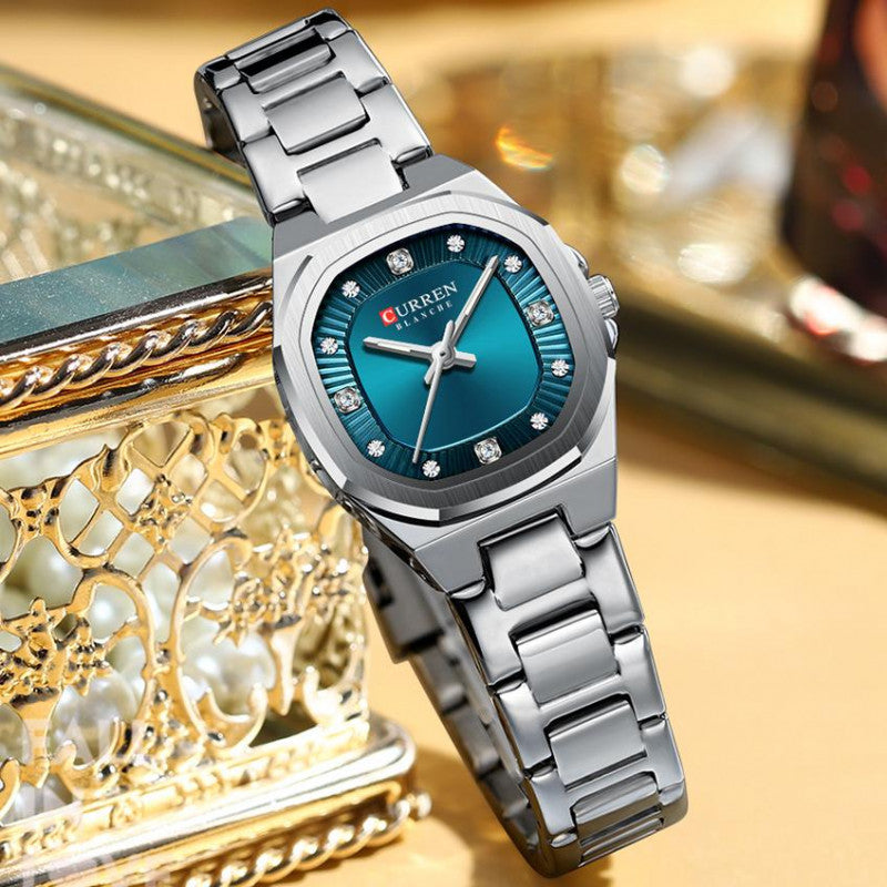 Reloj de Dama Curren 9104 + Esfero Curren+ Bolsa de Regalo