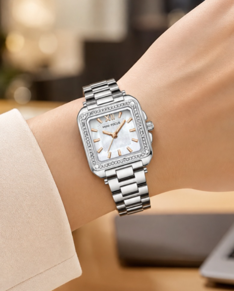 Reloj Mini Focus Dama Cuadrado✅🧊