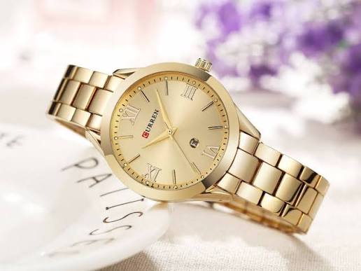 Reloj de Dama Curren 9007 + Esfero Curren+ Bolsa de Regalo
