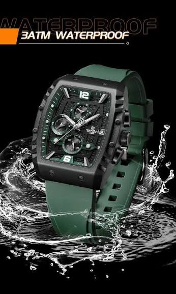 Reloj Naviforce 8025 Goma ✅