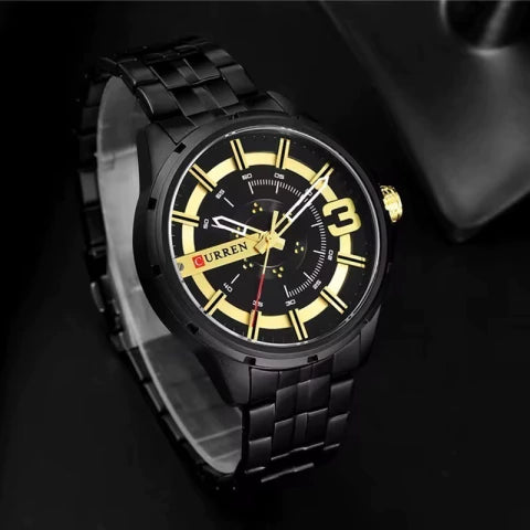 Reloj de hombre 8333 + Esfero Curren+ Bolsa de Regalo!