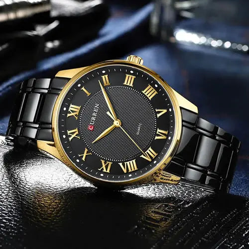 Reloj de Hombre Curren 8409 + Esfero Curren+ Bolsa de Regalo