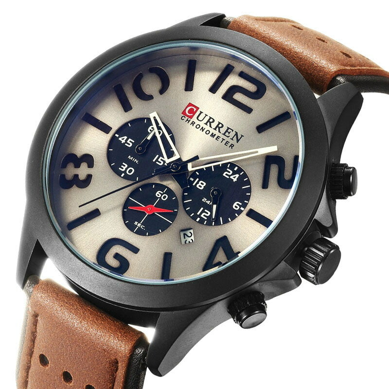 Reloj de Hombre Curren 8244 + Esfero Curren+ Bolsa de Regalo