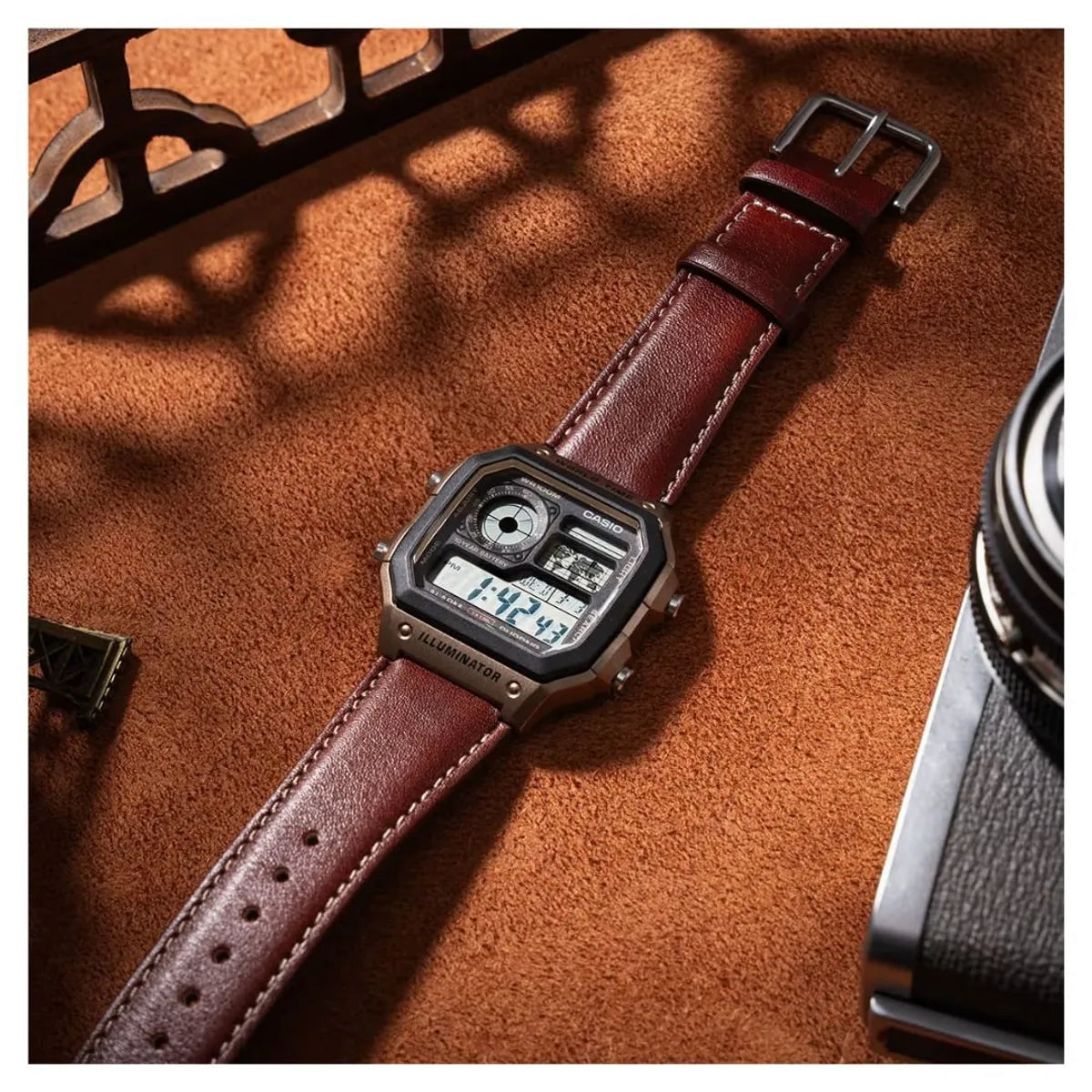 Reloj Casio Caballero AE-1200WHL-5AVDF – Estilo World Time✅